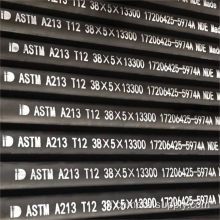 ASTM A213 T12/T11/T91 उच्च दबाव मिश्र धातु स्टील बॉयलर पाइप
